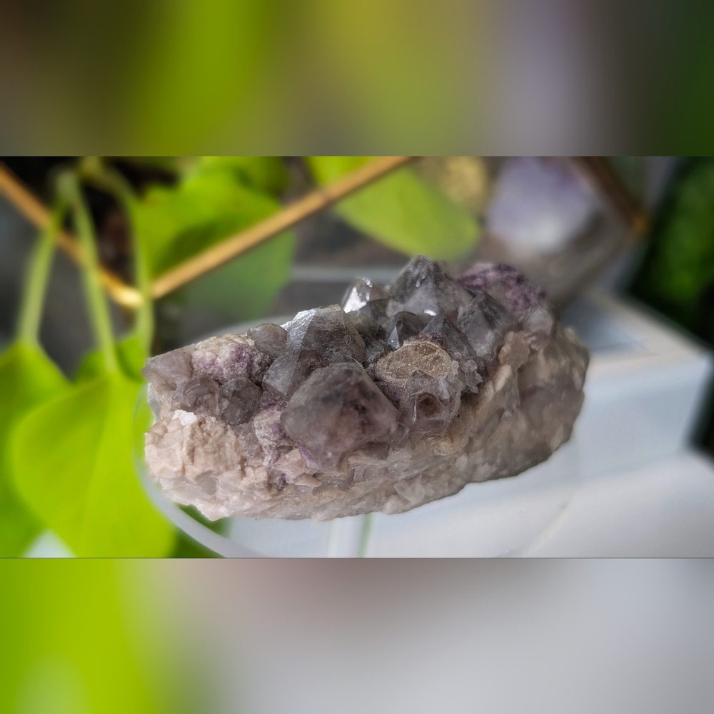 Thunder Bay Smokey Amethyst Crystal Cluster